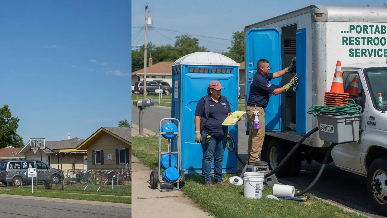 Portable Toilet Rental in Roxbury, KS near me